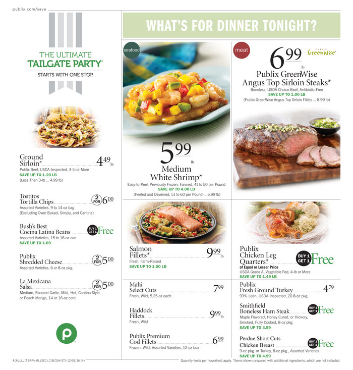 Publix Weekly Ad Nov 30 - Dec 6 2016 page 4