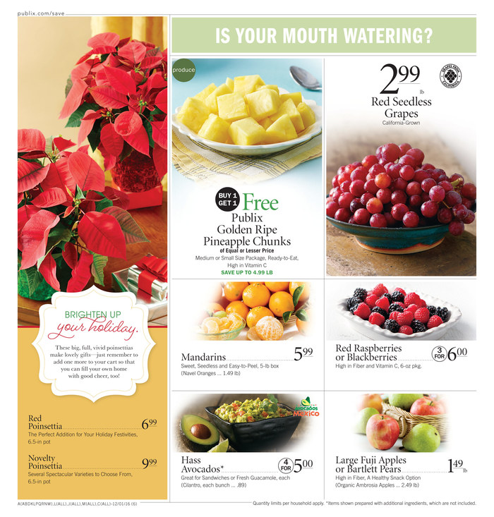 Publix Weekly Ad Nov 30 - Dec 6 2016 page 6