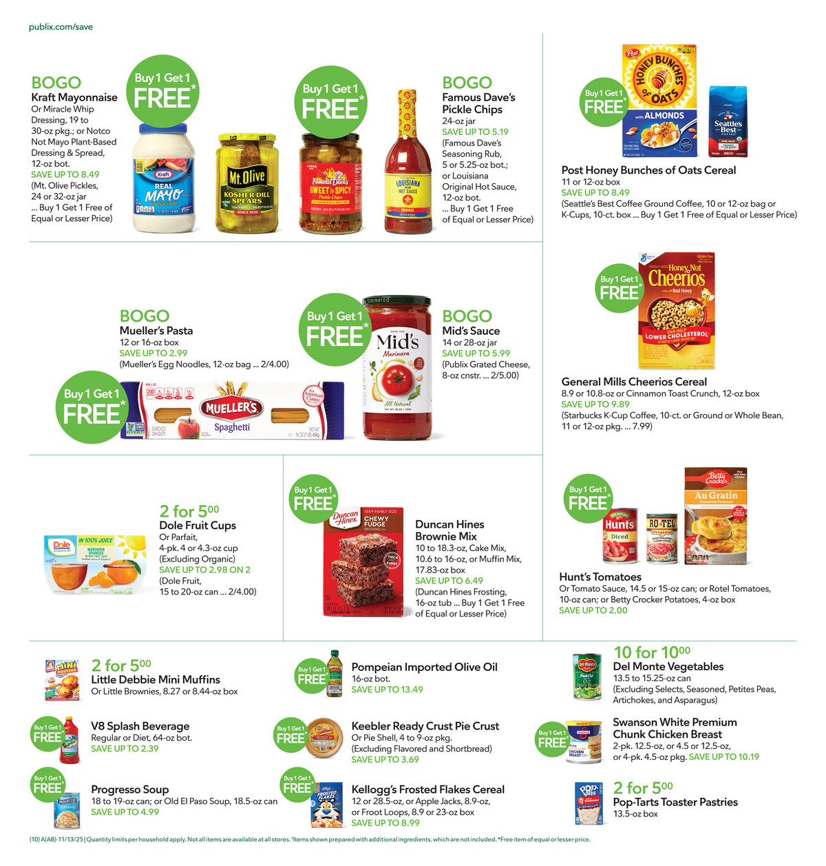 Publix Weekly Ad November 11 - 18, 2025 | WeeklyAds2