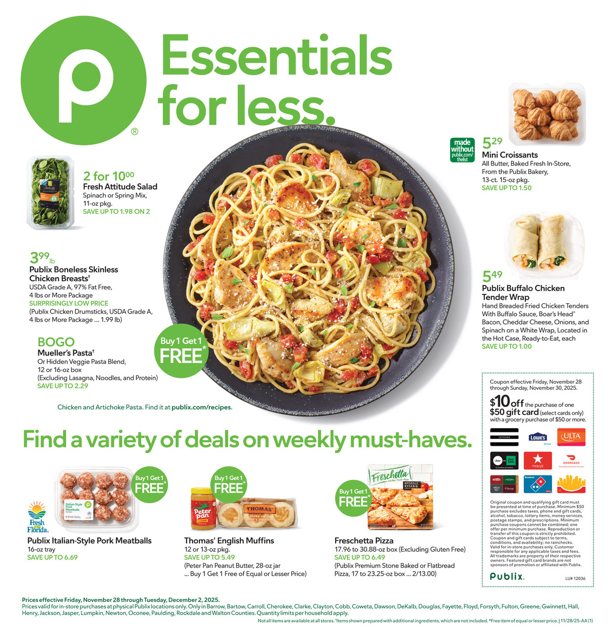 Publix Weekly Ad November 27 - December 2, 2025 | WeeklyAds2