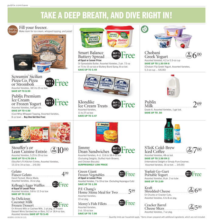 Publix Weekly Ad Oct 5 - 11 2016 page 12