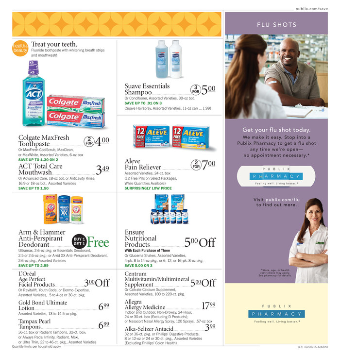 Publix Weekly Ad Oct 5 - 11 2016 page 13
