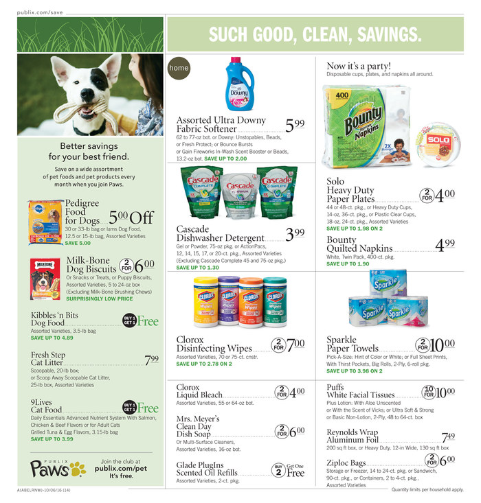 Publix Weekly Ad Oct 5 - 11 2016 page 14