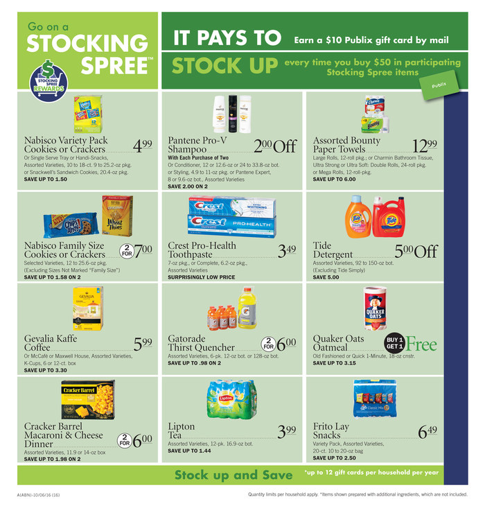Publix Weekly Ad Oct 5 - 11 2016 page 16