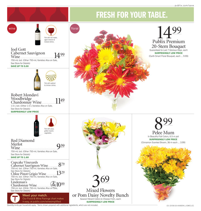 Publix Weekly Ad Oct 5 - 11 2016 page 3