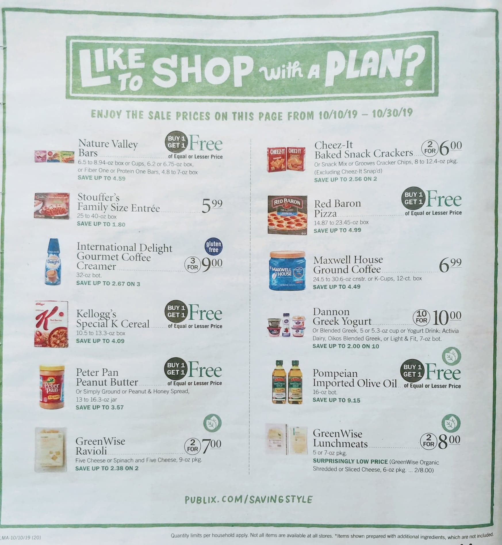 Publix Weekly Ad page 20