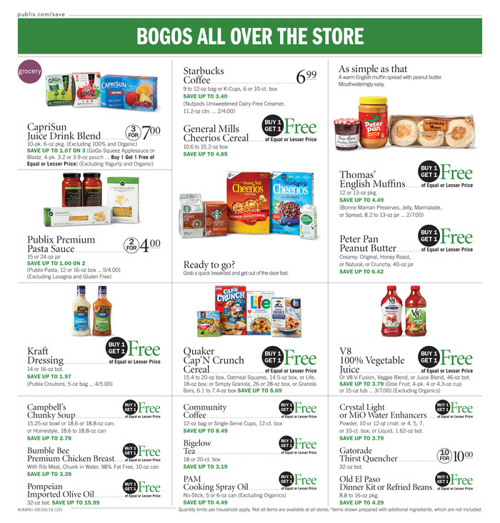 Publix Weekly Ad Sep 25 - Oct 1, 2019 page 10