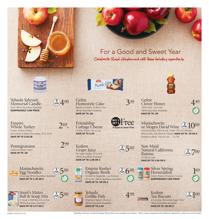 Publix Weekly Ad Sep 25 - Oct 1, 2019 page 16