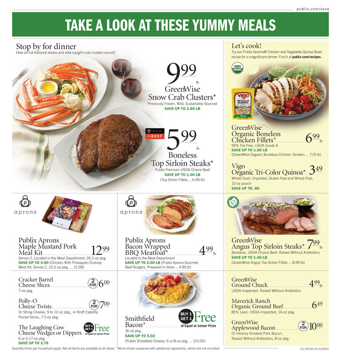 Publix Weekly Ad Sep 25 - Oct 1, 2019 page 5