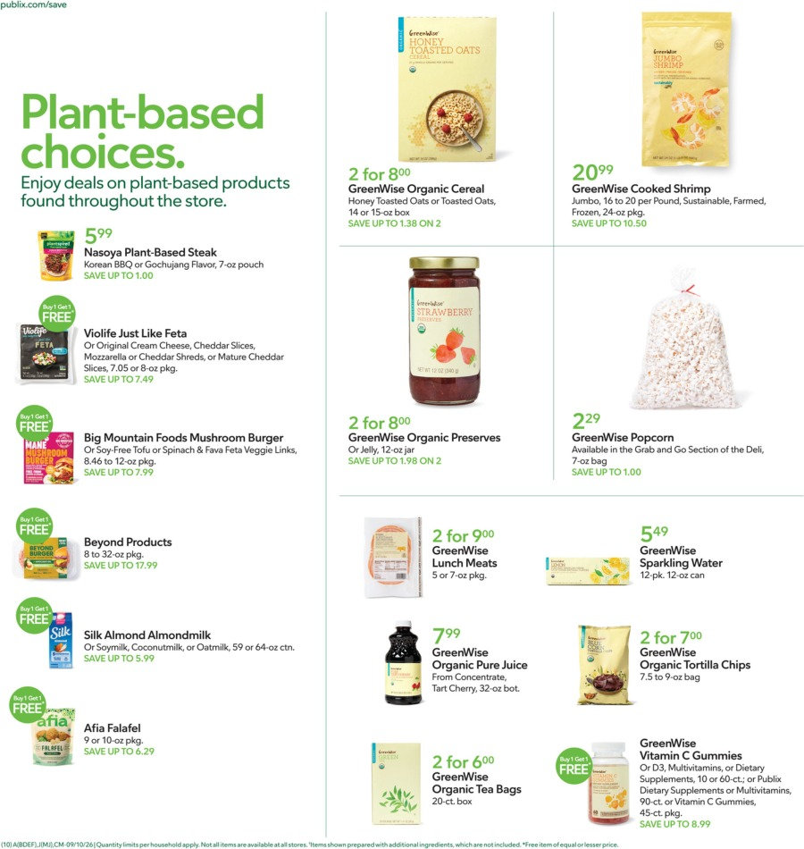 Publix Weekly Ad Sep 9 - 15, 2026 page 10