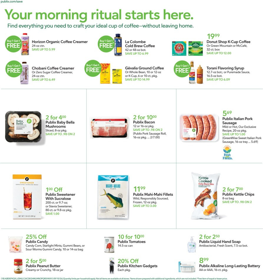 Publix Weekly Ad Sep 9 - 15, 2026 page 18