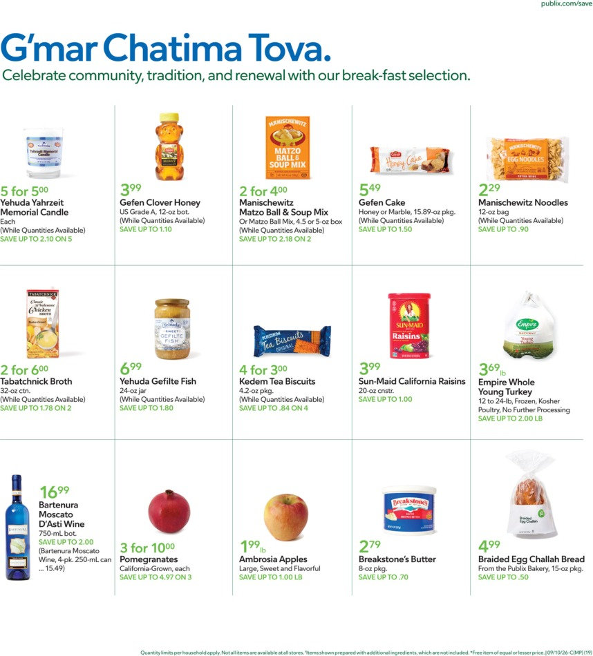 Publix Weekly Ad Sep 9 - 15, 2026 page 19