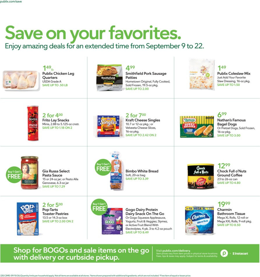 Publix Weekly Ad Sep 9 - 15, 2026 page 20