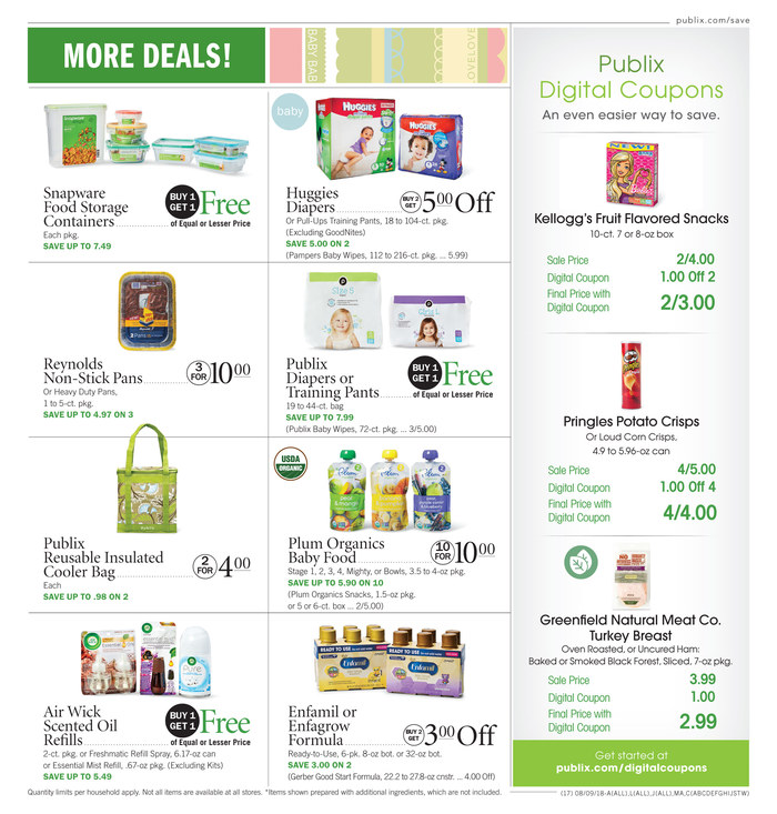 Publix Weekly Ad Aug 8 - 14, 2018 page 17