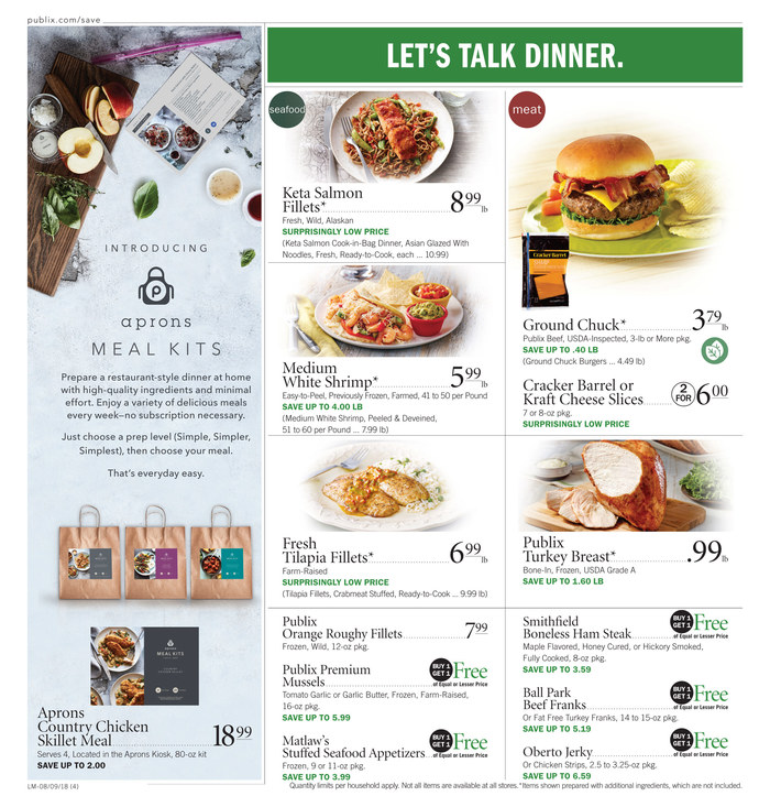 Publix Weekly Ad Aug 8 - 14, 2018 page 4