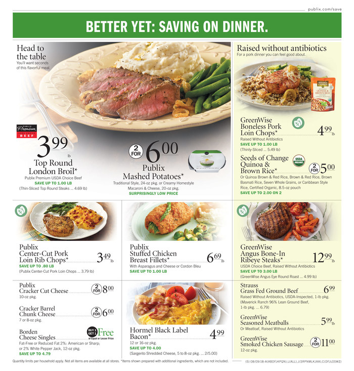 Publix Weekly Ad Aug 8 - 14, 2018 page 5