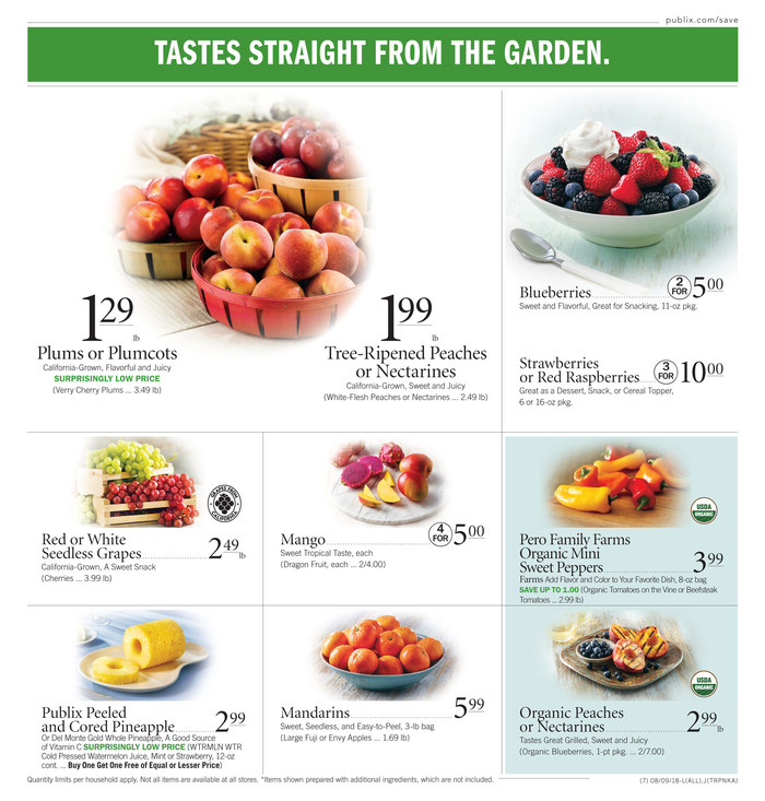 Publix Weekly Ad Aug 8 - 14, 2018 page 7