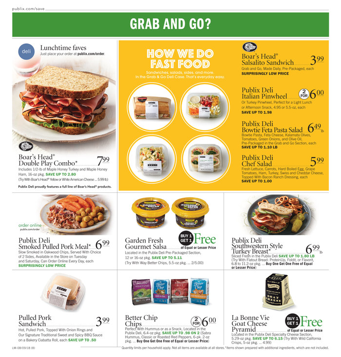 Publix Weekly Ad Aug 8 - 14, 2018 page 8