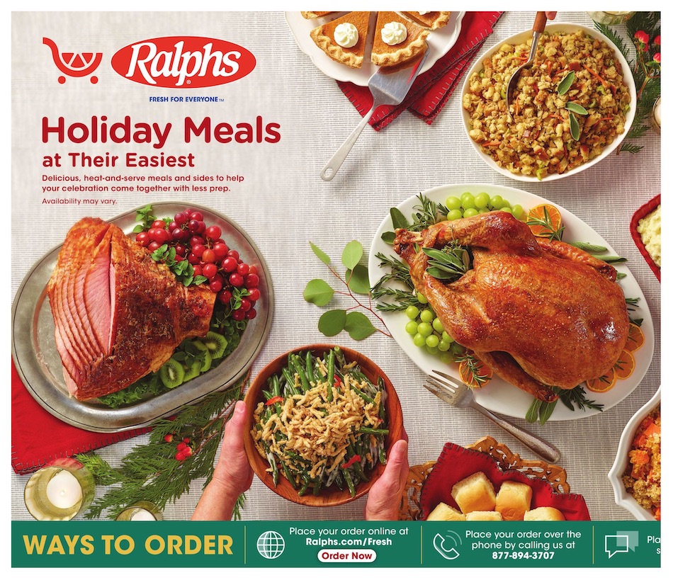 X Ralphs Ralphs Holiday Meals Nov 3 - 23, 2021 | WeeklyAds2