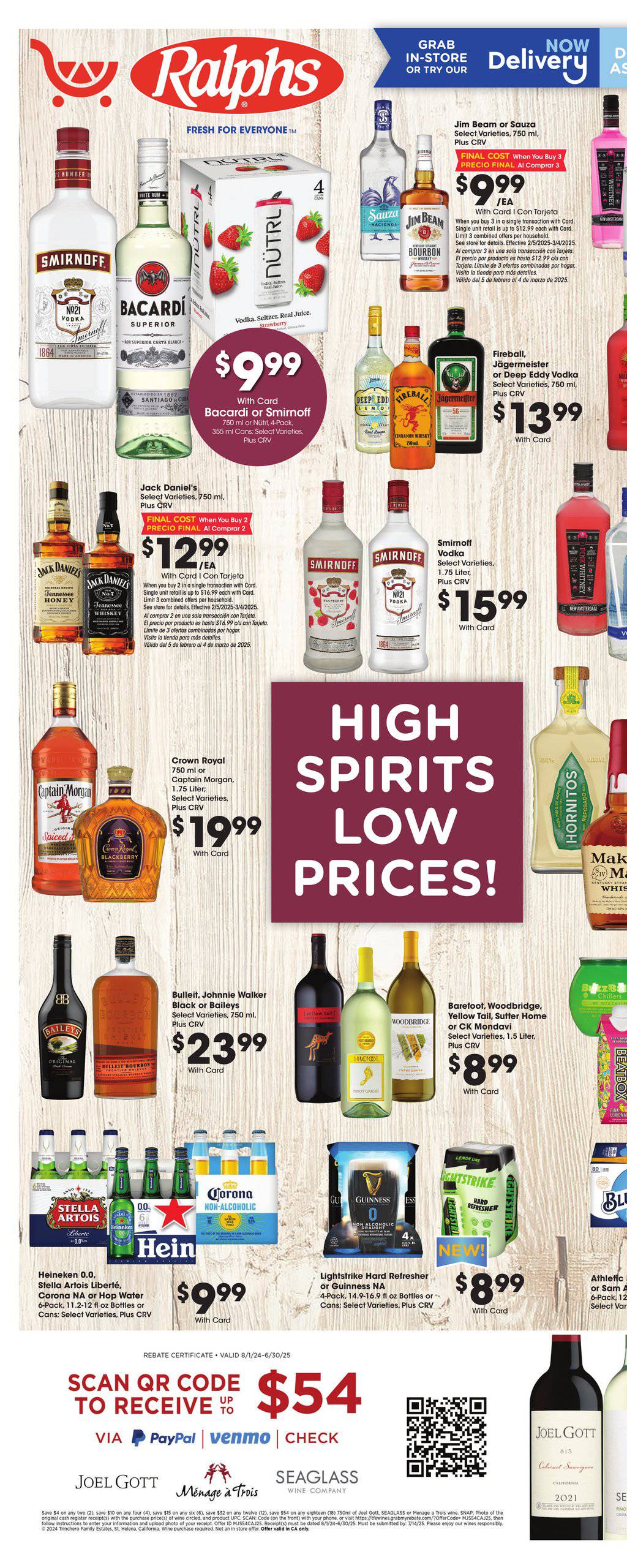 Ralphs Weekly Ad Adult Beverage February 19 - 25, 2025 | WeeklyAds2