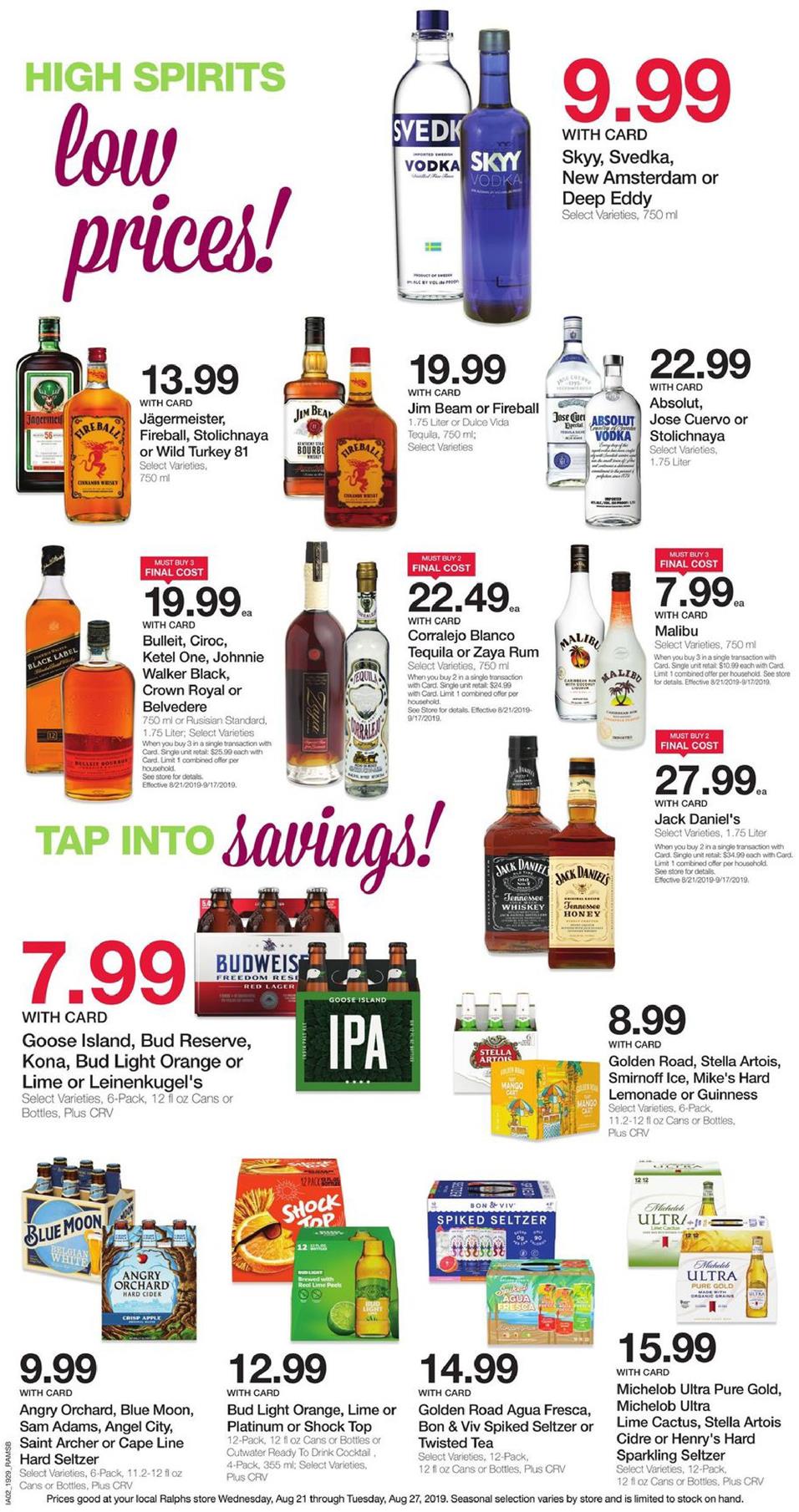 Ralphs Weekly Ad Aug 21 - 27, 2019 page 7