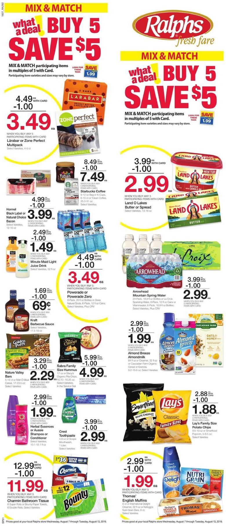 Ralphs Weekly Ad Aug 7 - 13, 2019 page 2