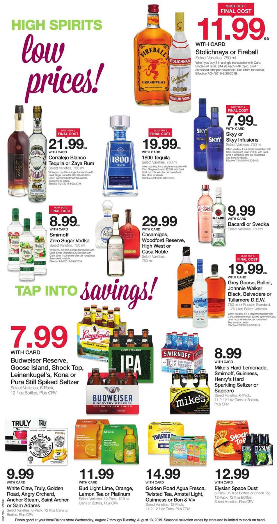 Ralphs Weekly Ad Aug 7 - 13, 2019 page 8