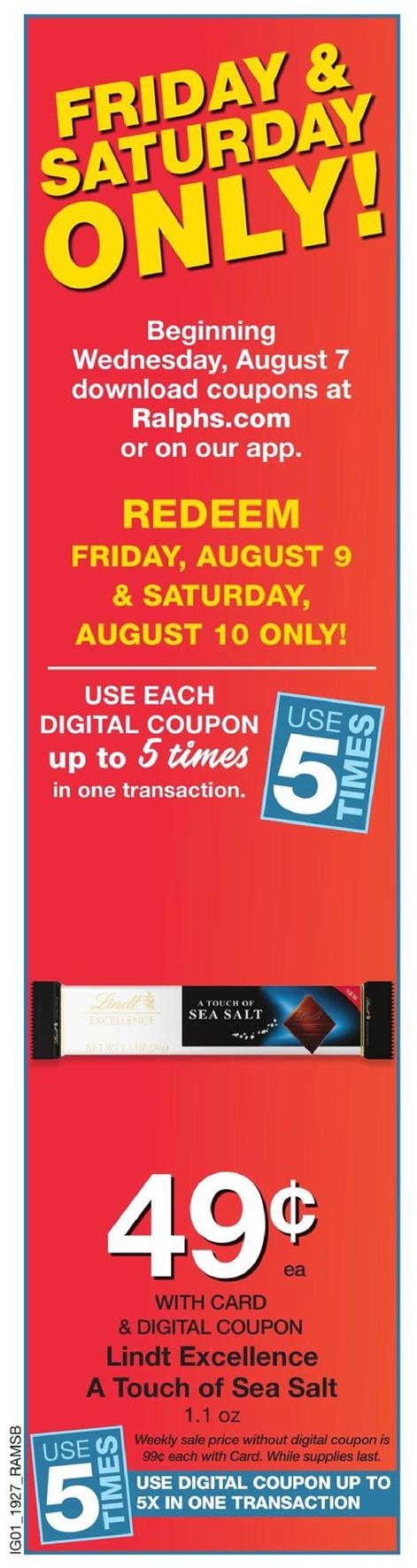 Ralphs Weekly Ad Aug 7 - 13, 2019 page 9