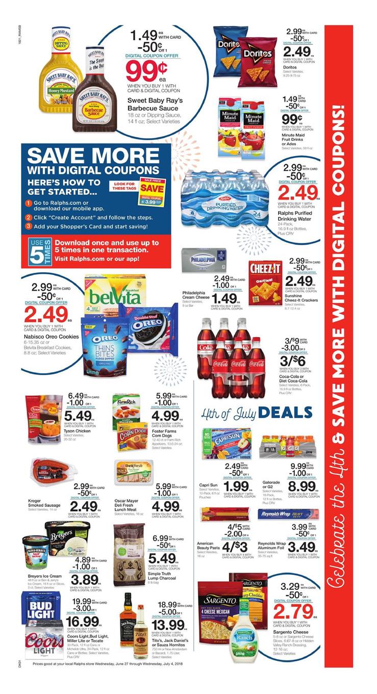 Ralphs Weekly Ad Jun 27 - Jul 4, 2018 page 5