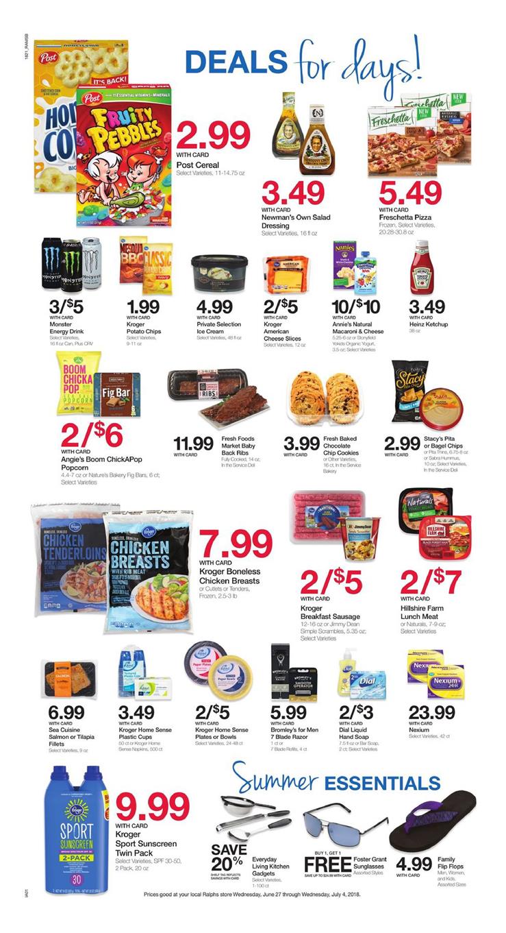 Ralphs Weekly Ad Jun 27 - Jul 4, 2018 page 7