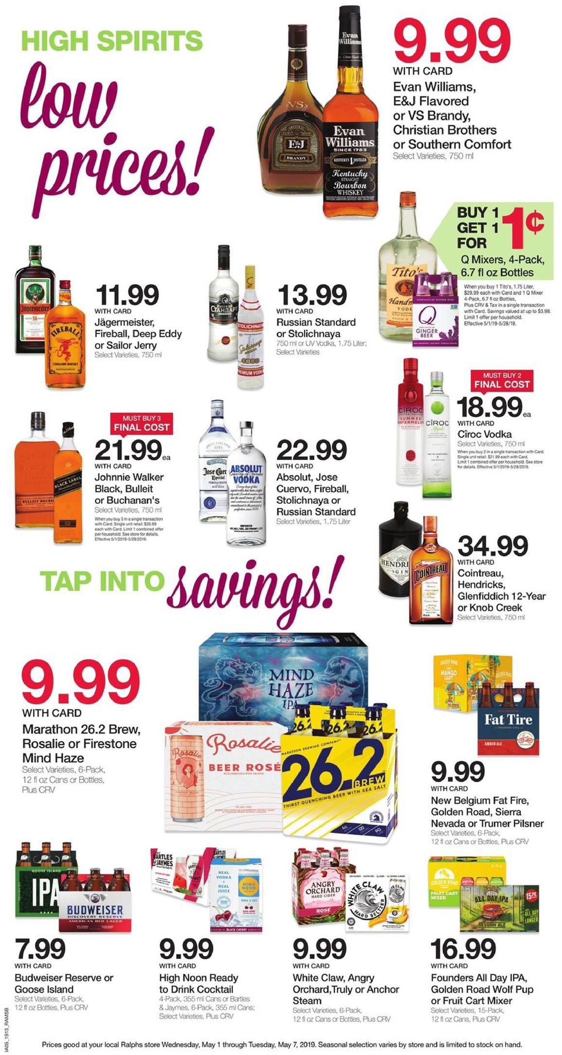 Ralphs Weekly Ad May 1 - 7, 2019 page 9