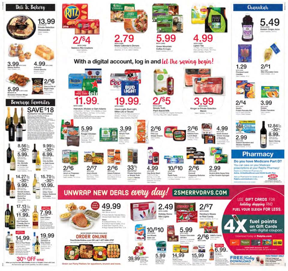 Ralphs Weekly Ad Nov 29 - Dec 5, 2017 page 4