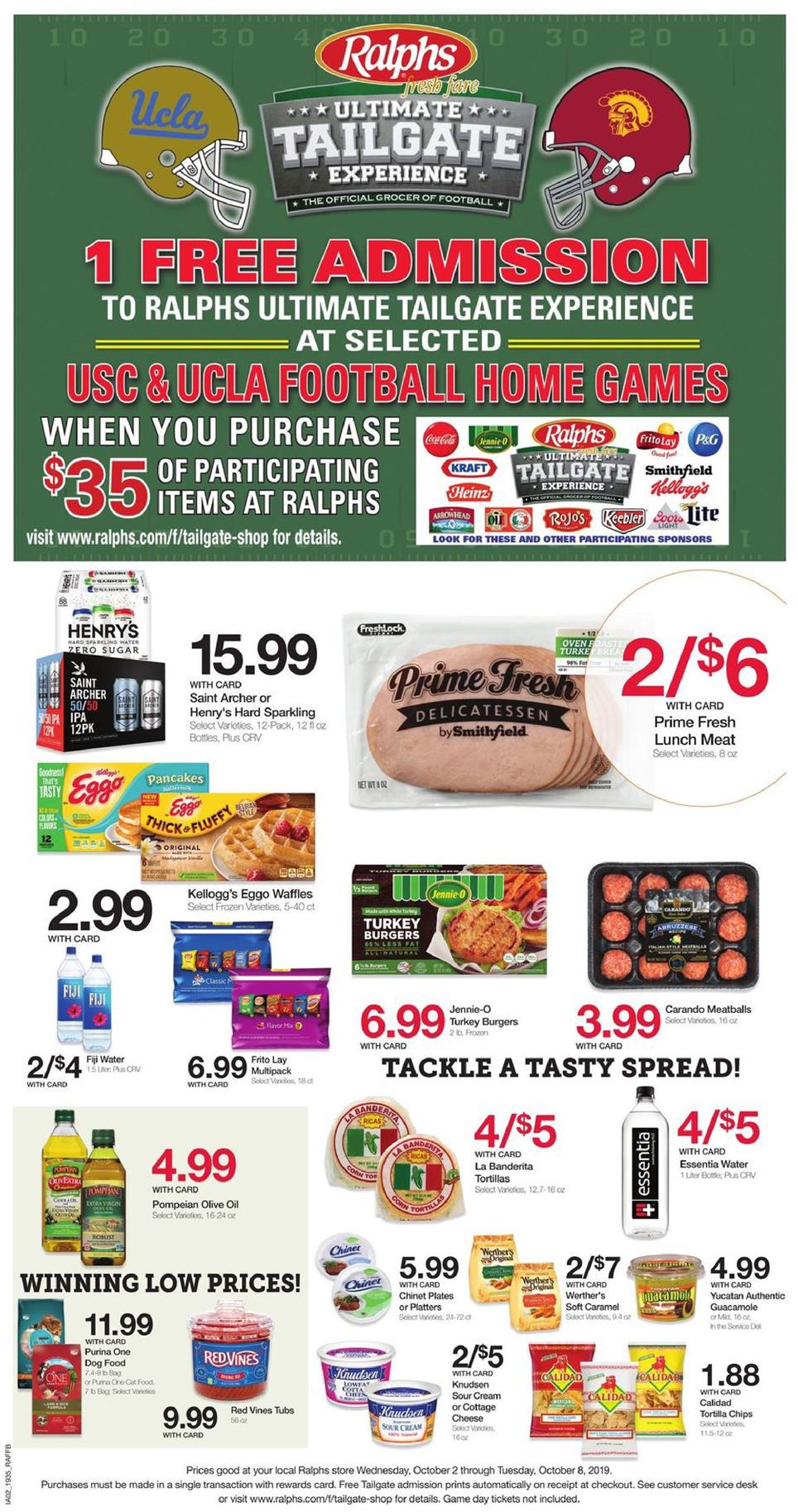 Ralphs Weekly Ad Oct 2 - 8, 2019 page 8