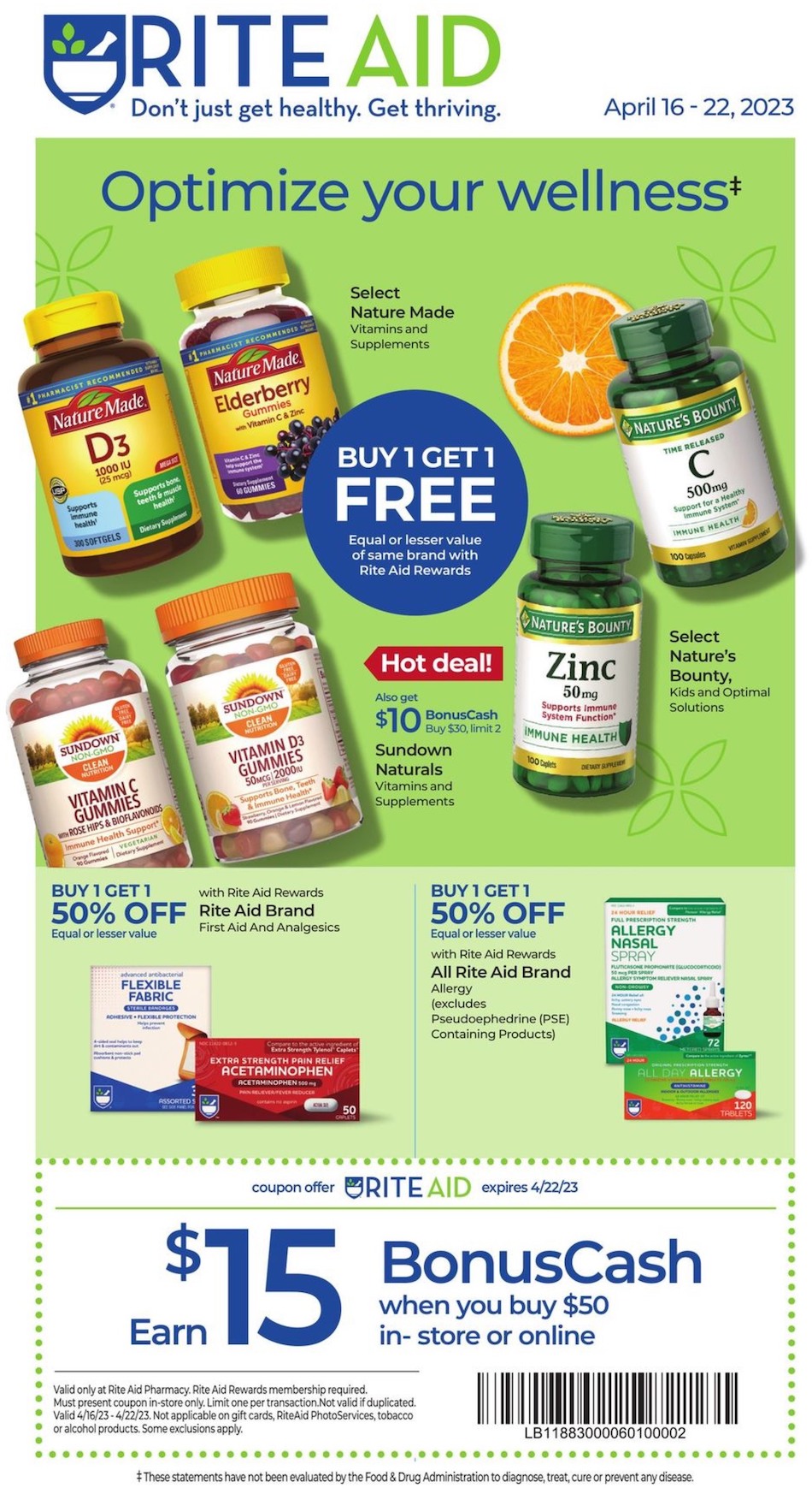 Rite Aid Weekly Ad Sale Apr 16 - 22, 2023 | WeeklyAds2