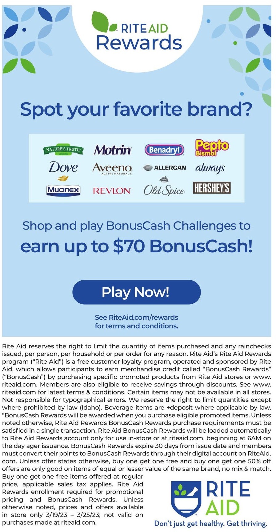 Rite Aid Ad page 35