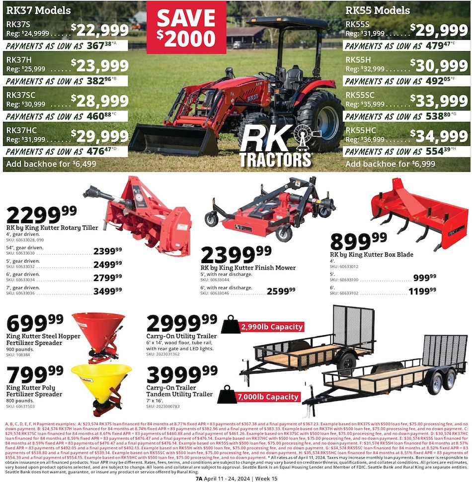 Rural King Weekly Ad Apr 11 - 24, 2024 page 7