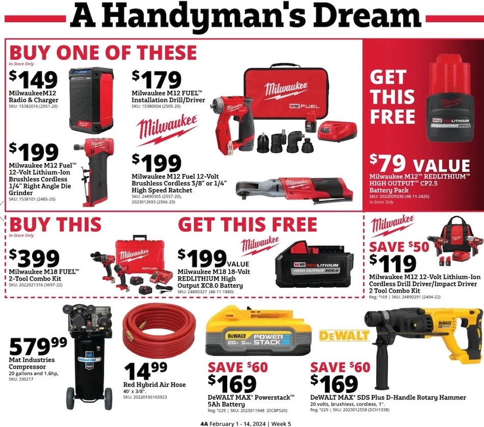 Rural King Weekly Ad Feb 1 - 14, 2024 page 4