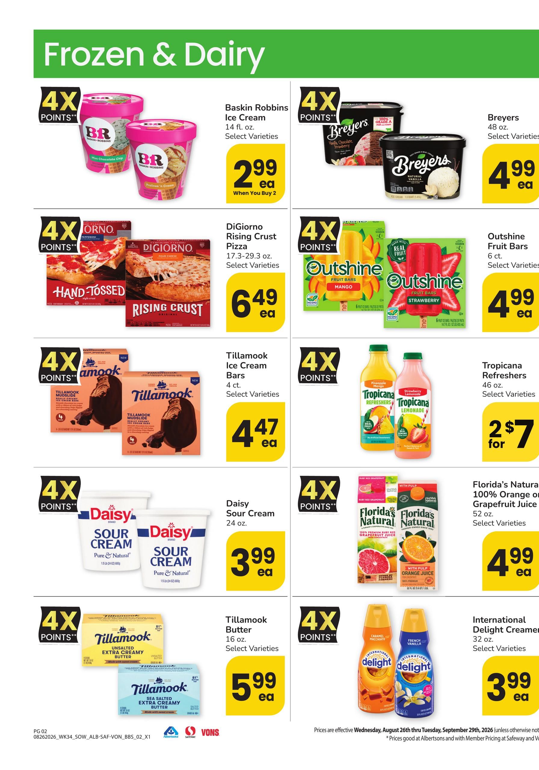 Safeway Big Book of Savings August 26 - September 29, 2026 page 2