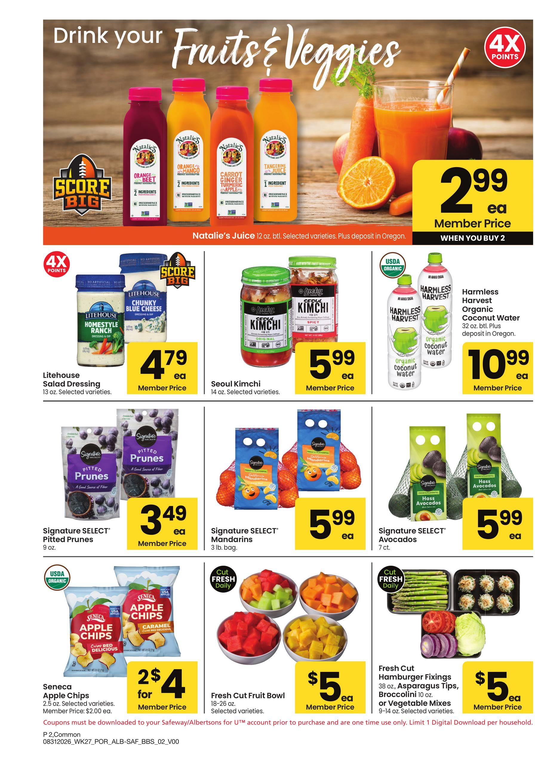 Safeway Big Book of Savings August 31 - October 4, 2026 page 2