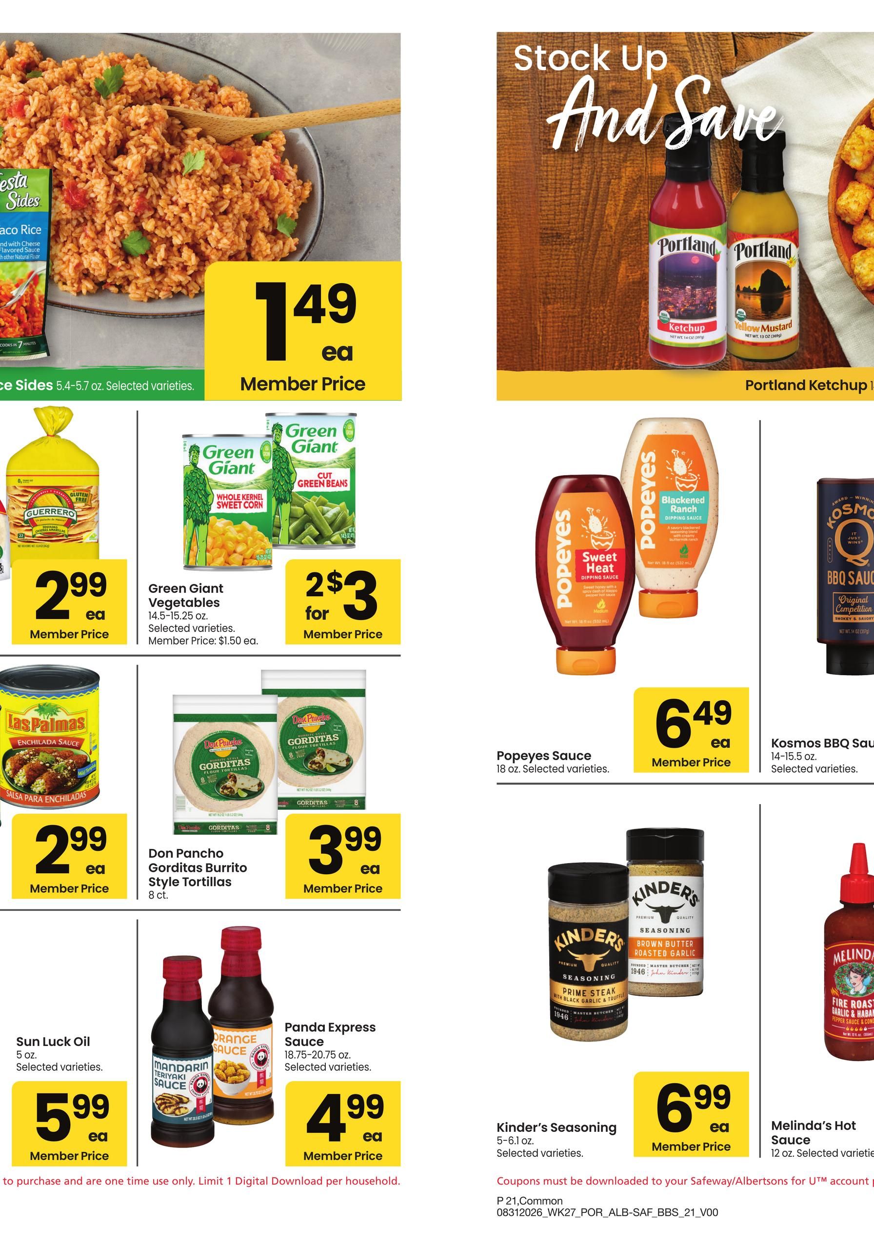 Safeway Big Book of Savings August 31 - October 4, 2026 page 21