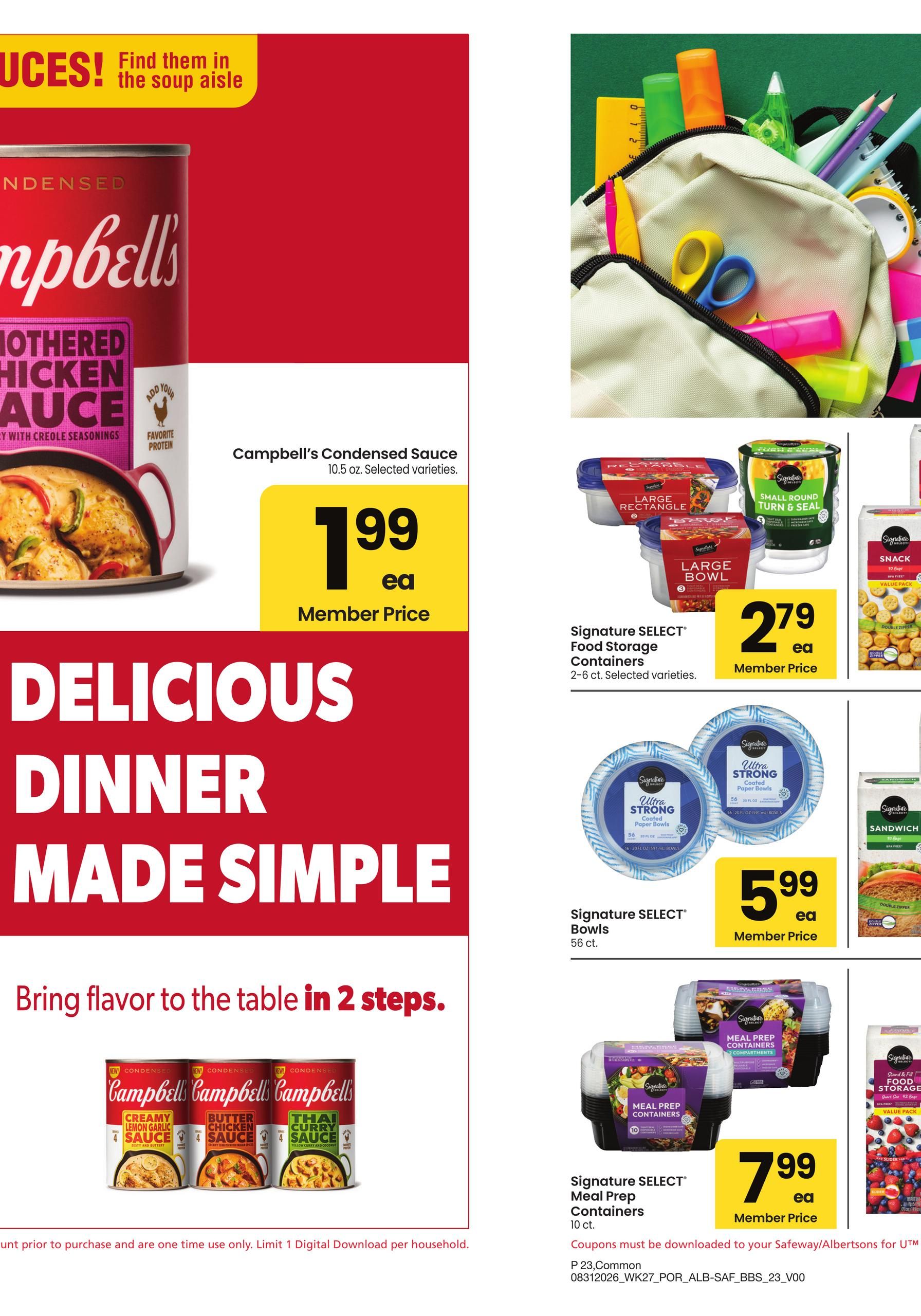 Safeway Big Book of Savings August 31 - October 4, 2026 page 23