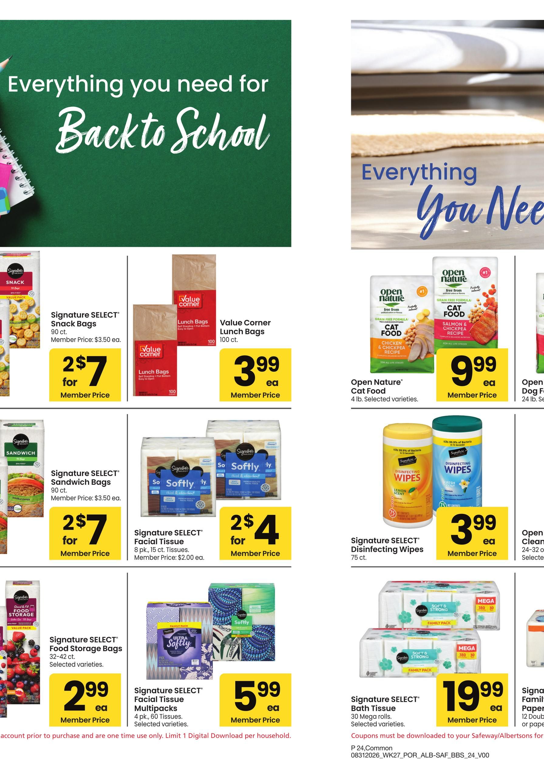 Safeway Big Book of Savings August 31 - October 4, 2026 page 24