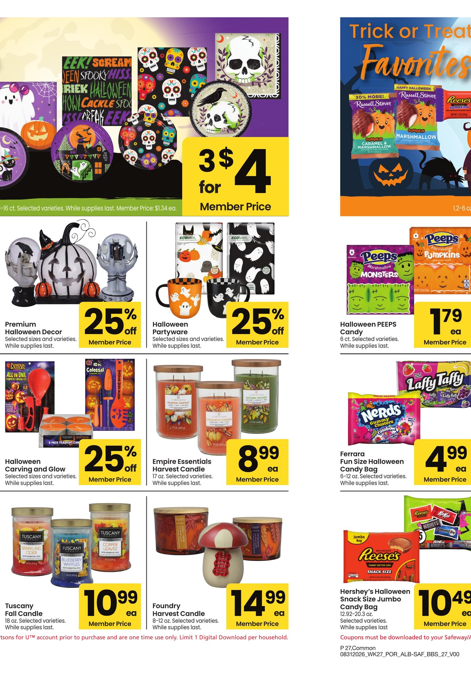 Safeway Big Book of Savings August 31 - October 4, 2026 page 27