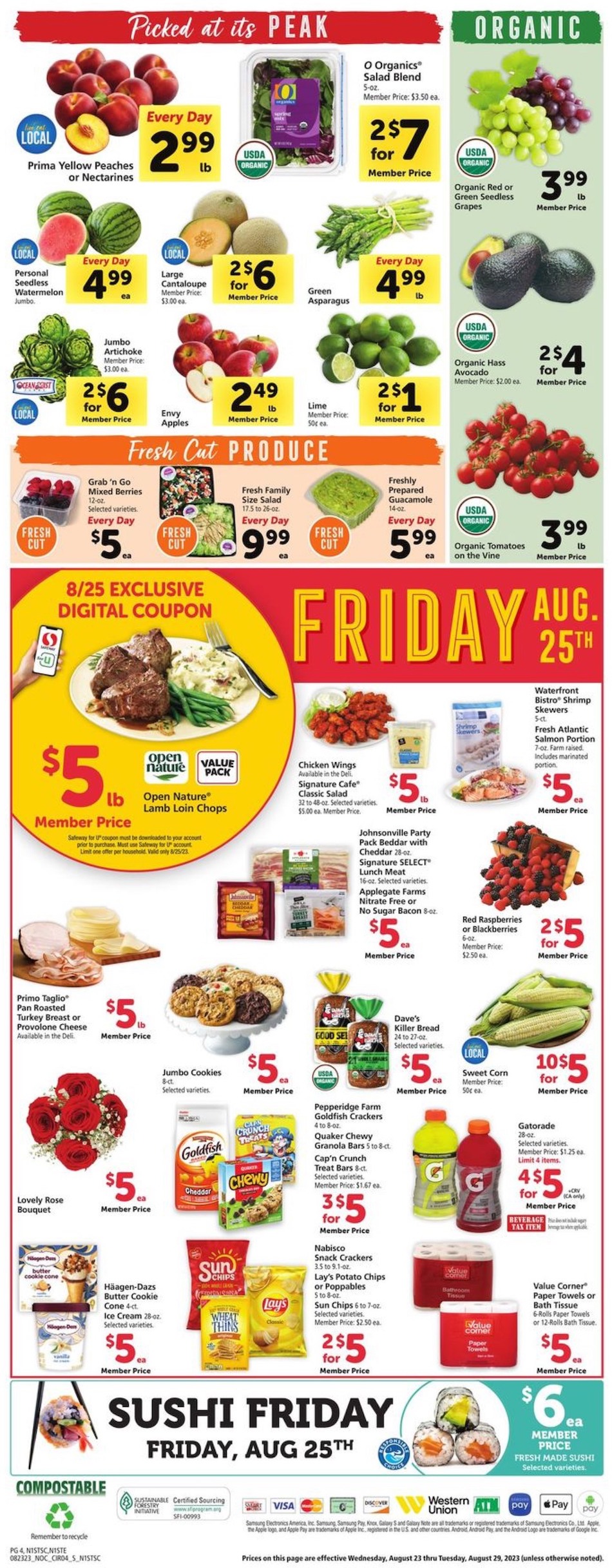 Safeway Weekly Ad Aug 23 - 29, 2023 page 4