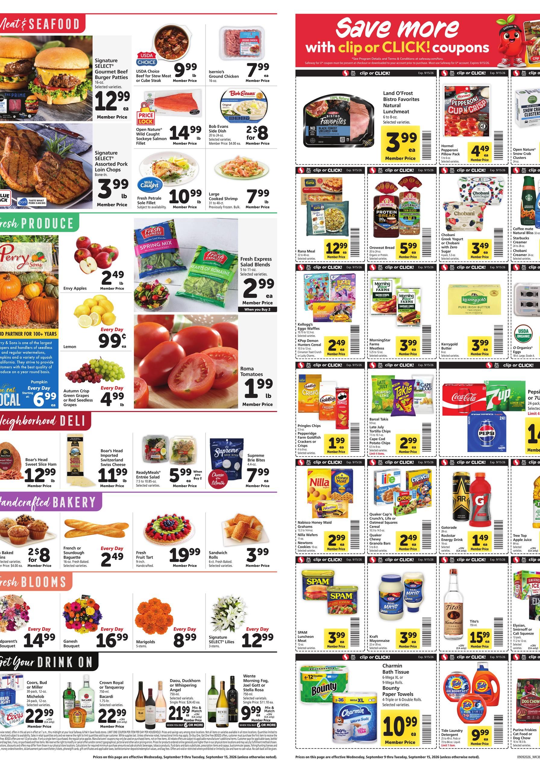 Safeway Weekly Ad September 9 - 15, 2026 page 2