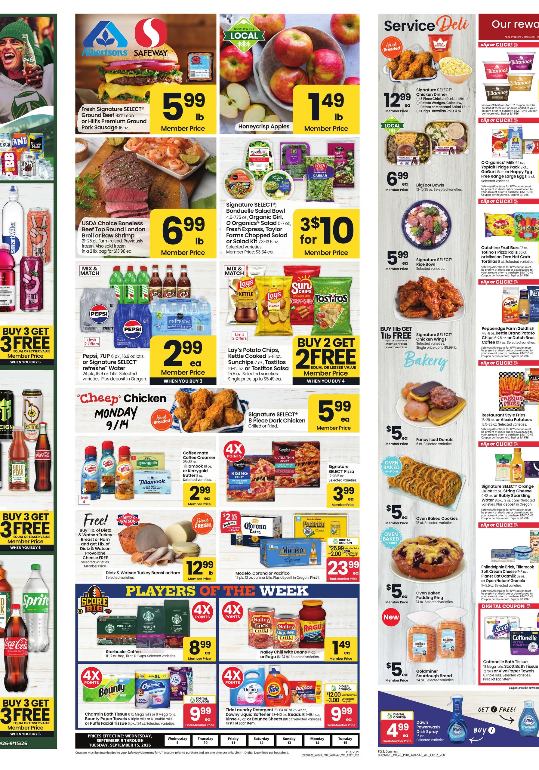 Safeway Weekly Ad September 9 - 15, 2026 page 2