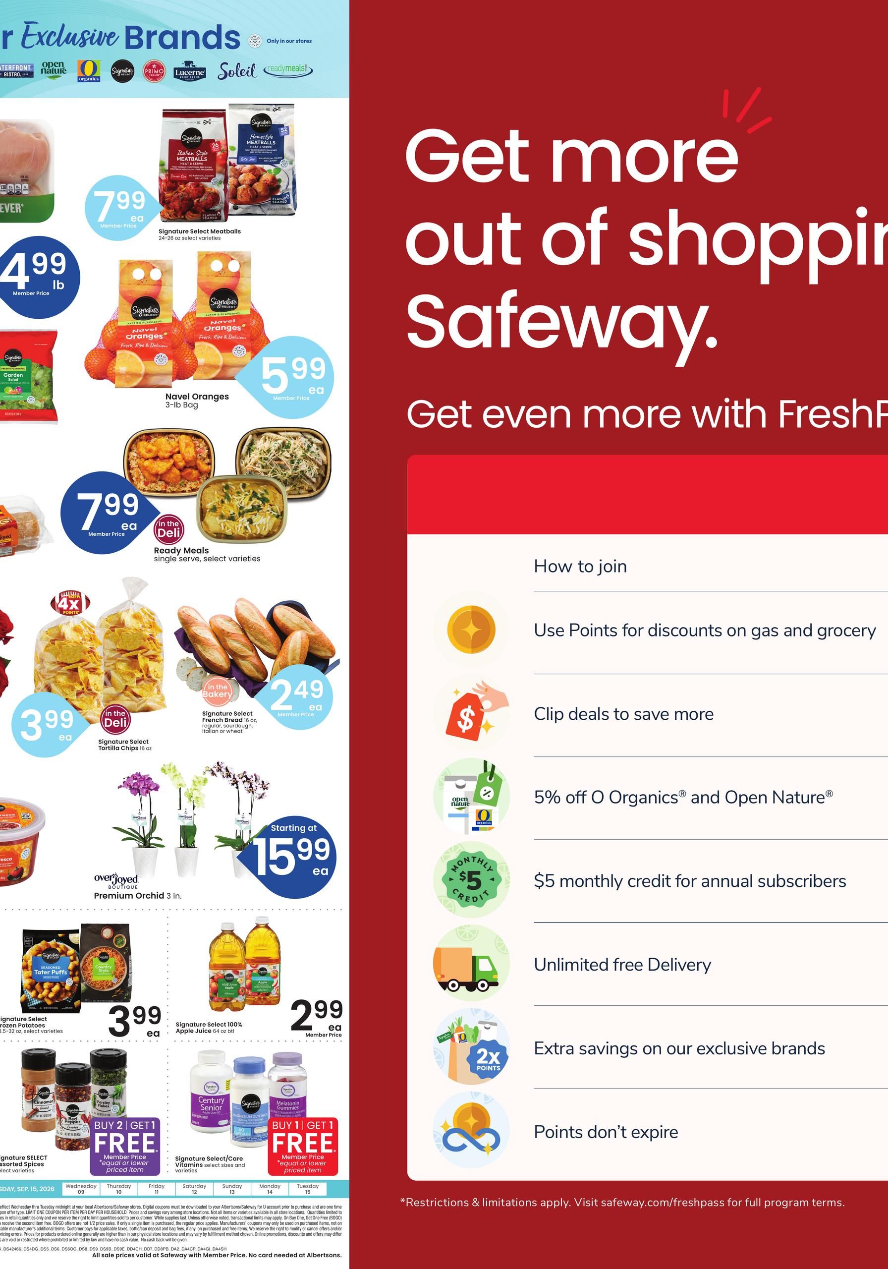 Safeway Weekly Ad September 9 - 15, 2026 page 5
