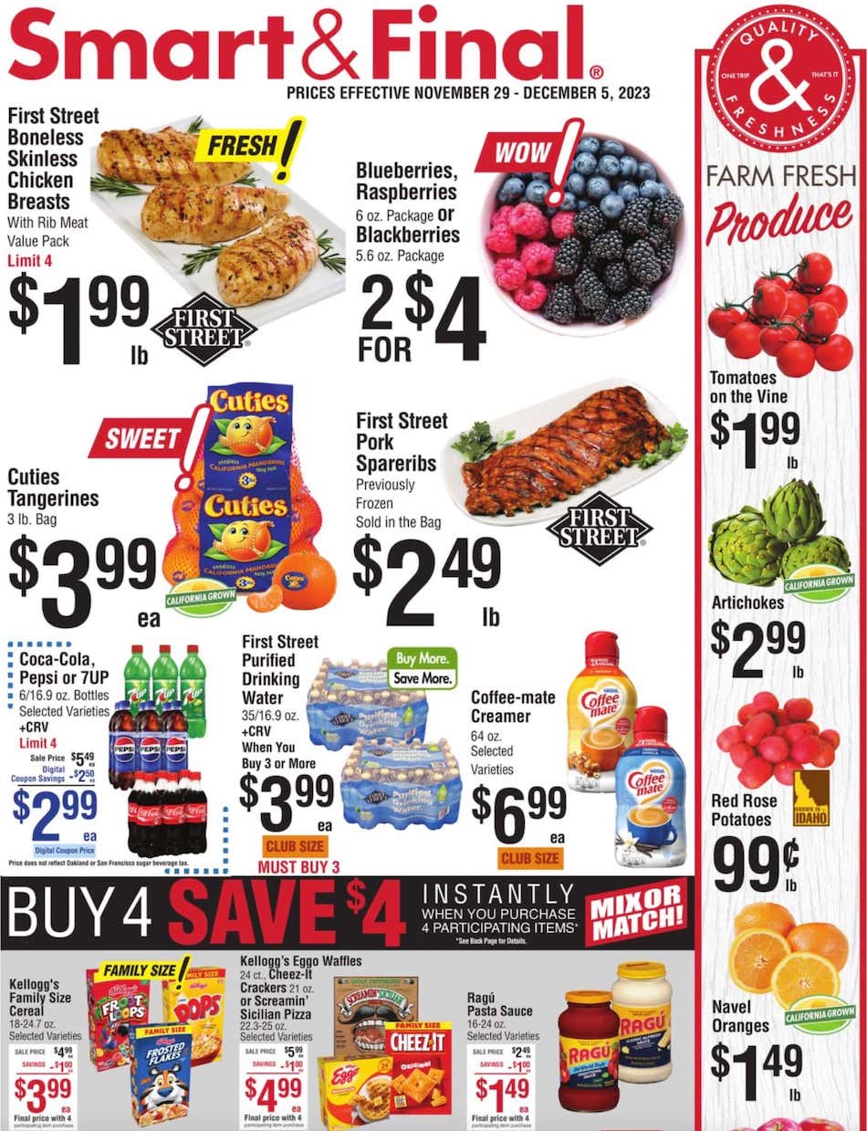 Smart & Final Weekly Ad Nov 29 Dec 5, 2023 WeeklyAds2
