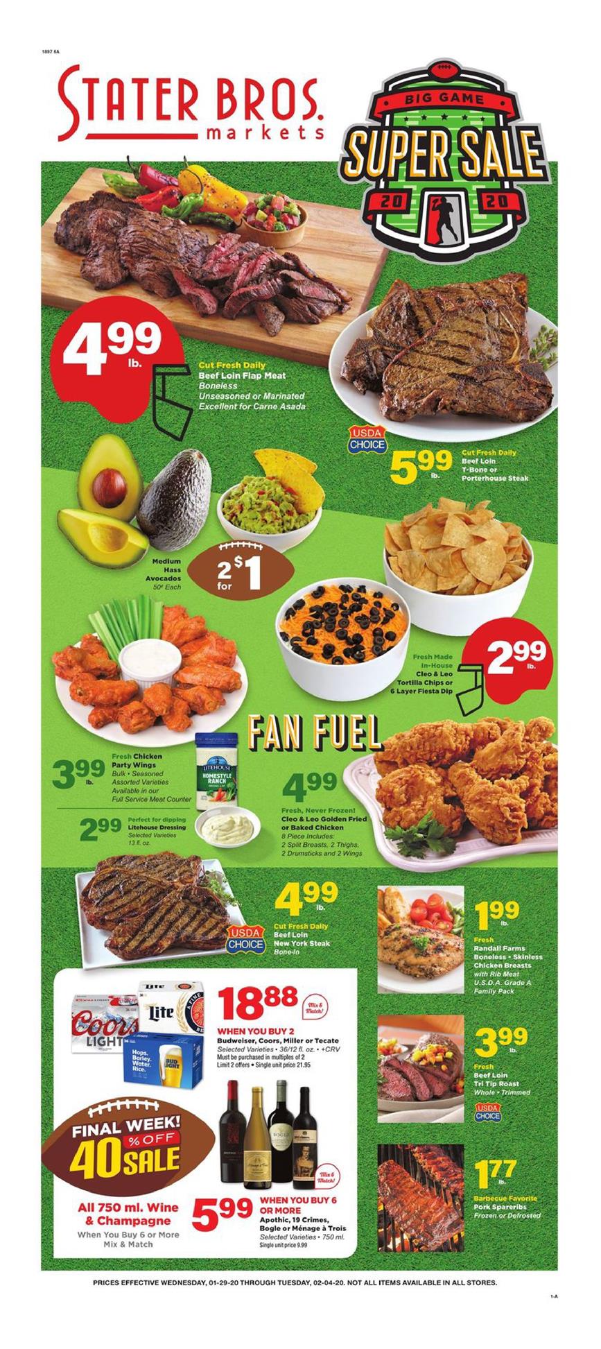 Stater Bros Ad