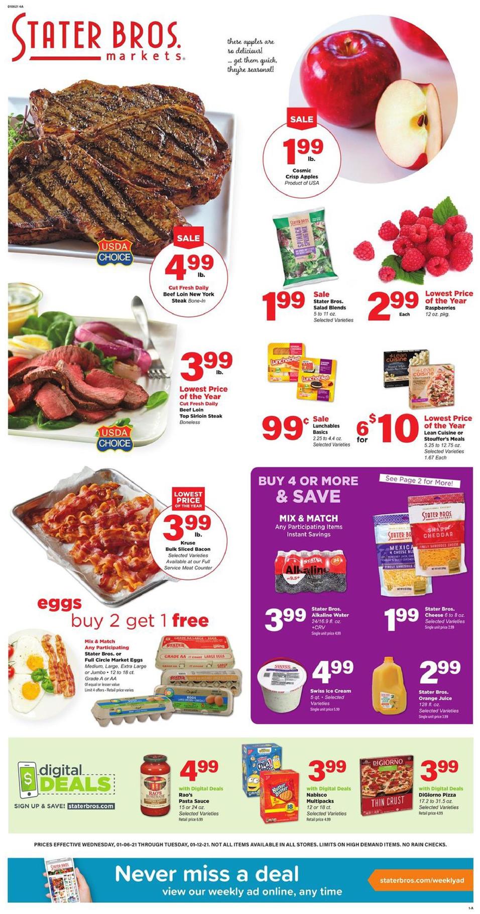Stater Bros Ad Jan 6 12, 2021 WeeklyAds2